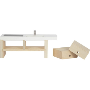 Nábytek pro panenky - Kuchyň moderní dřevěná (Small foot)