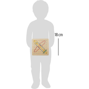 Motorická hračka - Gumičkové obrazky Geoboard (Small foot)