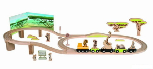 Vláčkodráha Woody - Madagaskar, 45 dílů