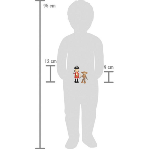 Panenky do domečku - Pirátské figurky ohebné, 6ks (Small foot)