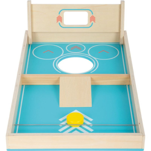 Házecí hra - Deska s otvorem, 2v1 Cornhole a stolní hokej (Small foot)