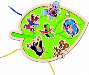 Šití - Krtek na listu (Bino)