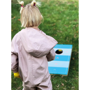Házecí hra - Deska s otvorem, 2v1 Cornhole a stolní hokej (Small foot)