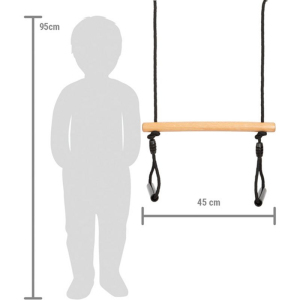 Hrazda - Trapézová houpačka s gymnastickými madly (Small foot)