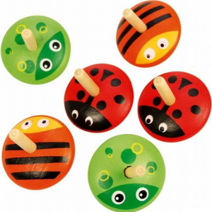 Drobné hračky - Káča dřevěná, Zvířátka, 1ks (Bigjigs)