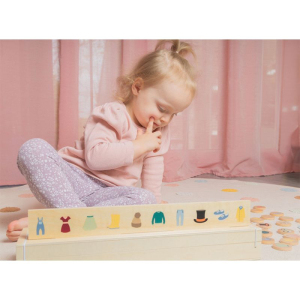 Didaktická pomůcka - Box na třídění obrázků, 60ks (Small foot)