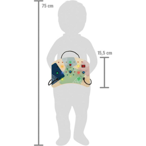 Motorická deska - S LED světly a vypínači (Small foot)