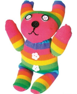 Kreativní sada - Postavička z ponožky, Medvěd (Legler)