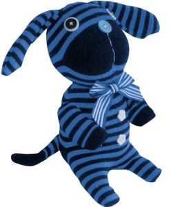 Kreativní sada - Postavička z ponožky, Pes modrý (Legler)
