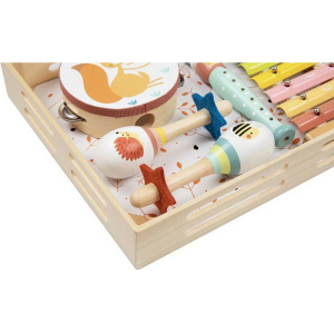 Hudba - Muzikální set, 4 nástroje Lesní zvířátka (2Kids Toys)