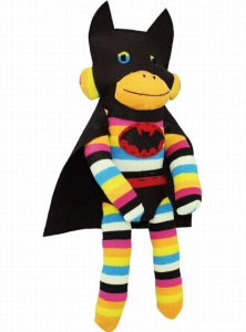 Kreativní sada - Postavička z ponožky, Netopýří muž (Legler)