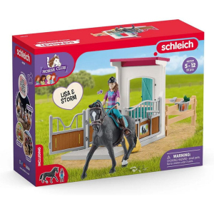 Schleich - Jezdecký klub, Box pro koně Lisa a Storm