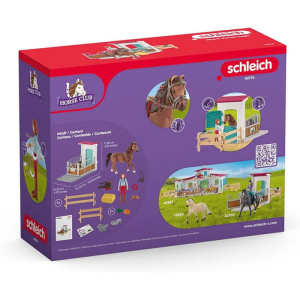 Schleich - Jezdecký klub, Box pro koně Hannah a Cayenne