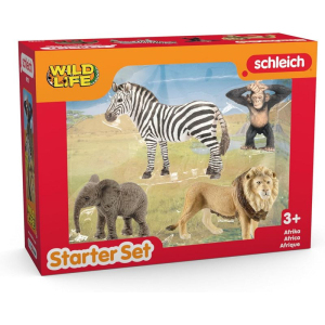 Schleich - Zvířátka set, Startovací Afrika 4ks