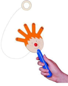 Motorická hra - Chyť kroužek, Panáček (Goki)