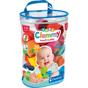 Clemmy baby soft - Kostky, 20ks v plastovém pytli