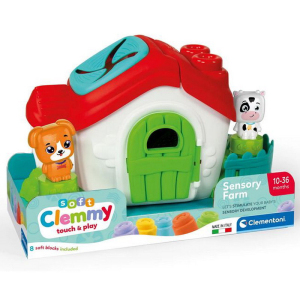 Clemmy baby soft - Senzorický domeček a 8 kostek