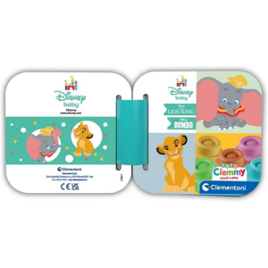 Clemmy baby soft - Disney set s knížkou a 6 kostek