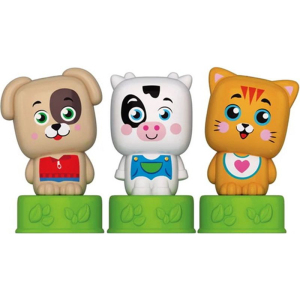 Clemmy baby soft - Roztomilá zvířátka s knížkou a 6 kostek