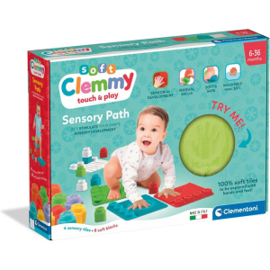 Clemmy baby soft - Senzorické podložky a 8 kostek
