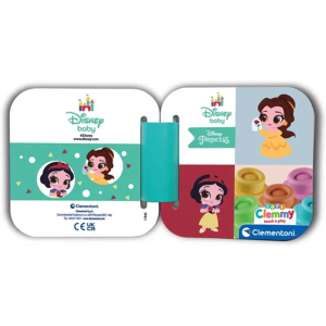 Clemmy baby soft - Disney princezny s knížkou a 6 kostek