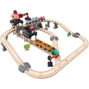 Vláčkodráha Hape - Důlní set, 64 dílů