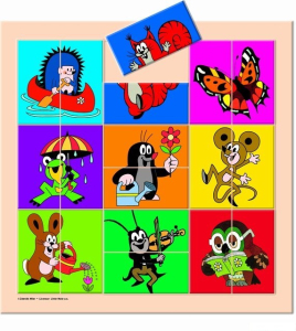 Skládací obrázky - Krtek a přátelé postavičky (Bino)