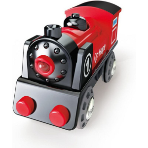 Vláčkodráha mašinka - Elektrická s pohonem, Červená (Hape)