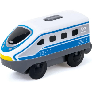 Vláčkodráha mašinka - Elektrická s pohonem, Intercity bílá (Hape)
