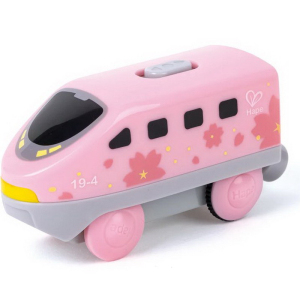 Vláčkodráha mašinka - Elektrická s pohonem, Intercity růžová (Hape)