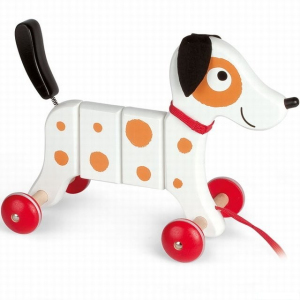 Tahací hračka - Pejsek bílý Rocky (Janod)