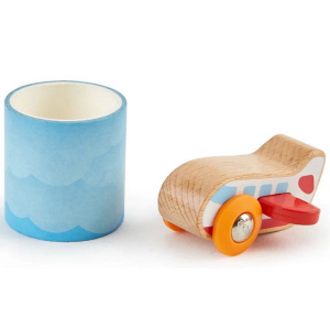 Vláčkodráha doplněk - Rozlož a jeď, Letadlo s páskou (Hape)