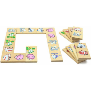 Domino - Masiv, Dopravní prostředky XXL, 28ks (Lucy & Leo)
