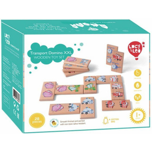 Domino - Masiv, Dopravní prostředky XXL, 28ks (Lucy & Leo)
