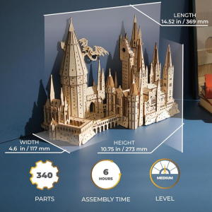 3D mechanický model - Hrad Bradavice, Harry Potter (Ugears)