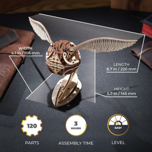 3D mechanický model - Smart, Zlatonka, Harry Potter (Ugears)
