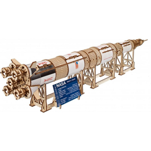 3D mechanický model - NASA Raketa Saturn V (Ugears)