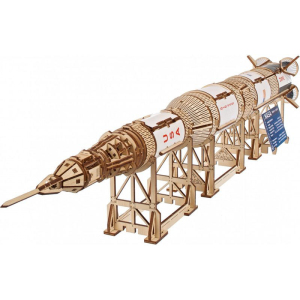 3D mechanický model - NASA Raketa Saturn V (Ugears)