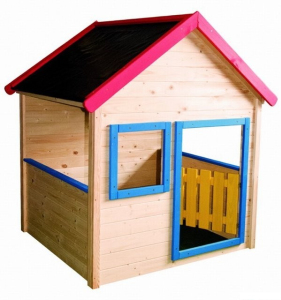 Zahradní domeček - Erik s barevným lemováním (Woody)