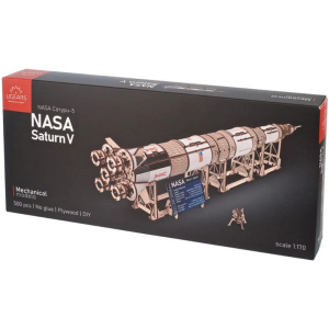 3D mechanický model - NASA Raketa Saturn V (Ugears)