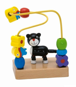 Motorický labyrint drátěný malý - Kočka (Woody)