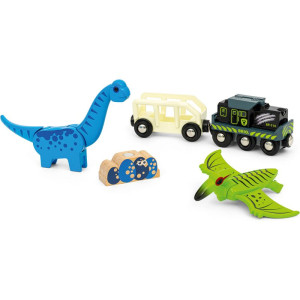 Vláčkodráha mašinka - Elektrická s pohonem, Dinosauří vlak (Brio)