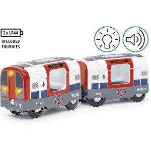 Vláčkodráha vláček - Londýnské metro s tunelem (Brio)