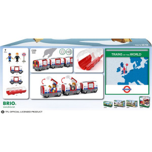 Vláčkodráha vláček - Londýnské metro s tunelem (Brio)