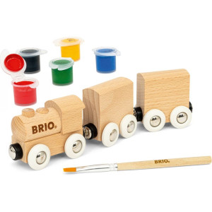 Vláčkodráha vláček - Kreativní sada s barvami (Brio)