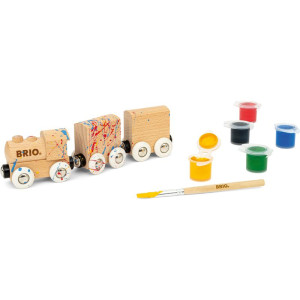 Vláčkodráha vláček - Kreativní sada s barvami (Brio)