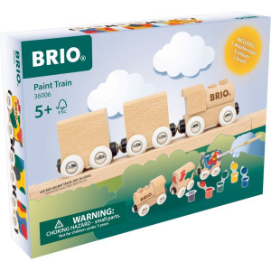 Vláčkodráha vláček - Kreativní sada s barvami (Brio)