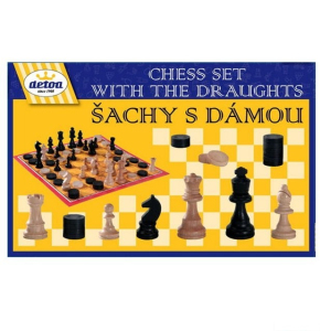 Společenské hry - Šachy, dáma a mlýn (Detoa)