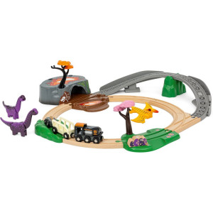Vláčkodráha Brio - Dinosauří dobrodružná sada, 21 dílů