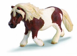 Schleich - Kůň, Shetlandský pony (strakatý)